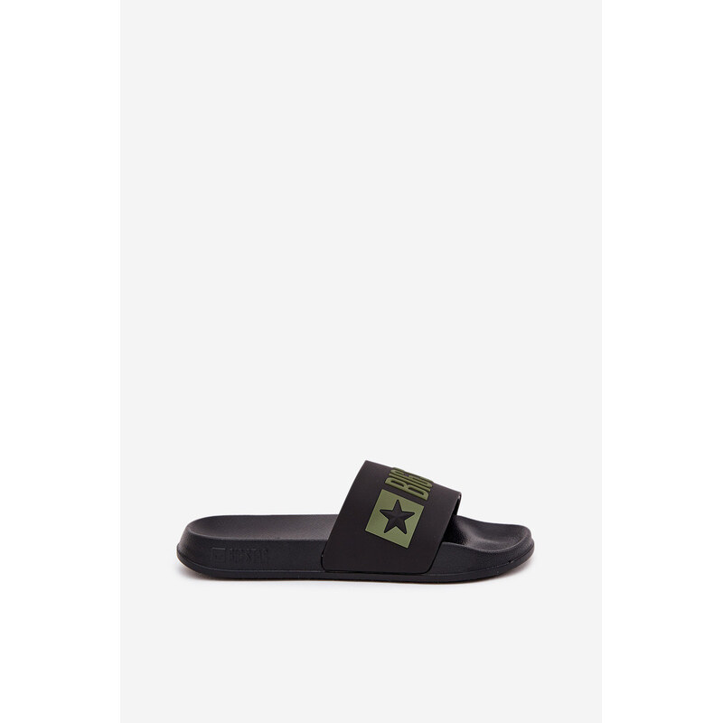 Big Star Shoes Klapki Męskie Big Star SS174359 Czarne 66663631