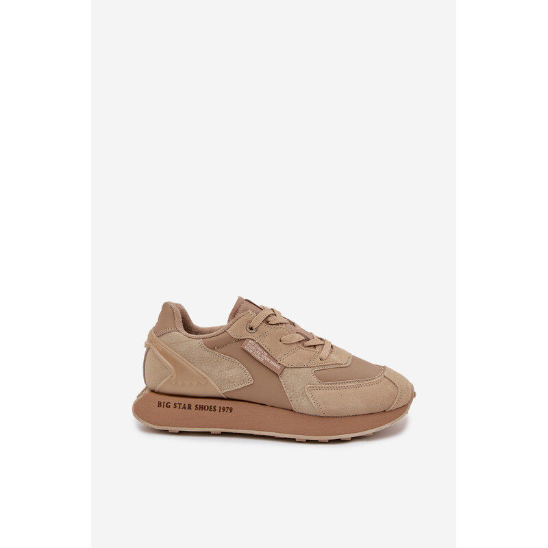 Big Star Shoes Skórzane Sneakersy Męskie Big Star OO174298 Hi-Poly 66663577