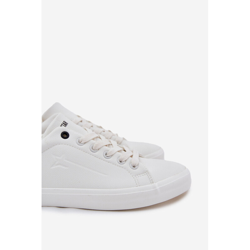 Big Star Shoes Pánske kožené tenisky ECO Big Star - biele 65449011