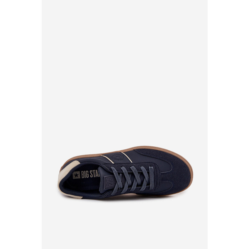 Big Star Shoes Pánske nízke tenisky Big Star - tmavomodré 65464170