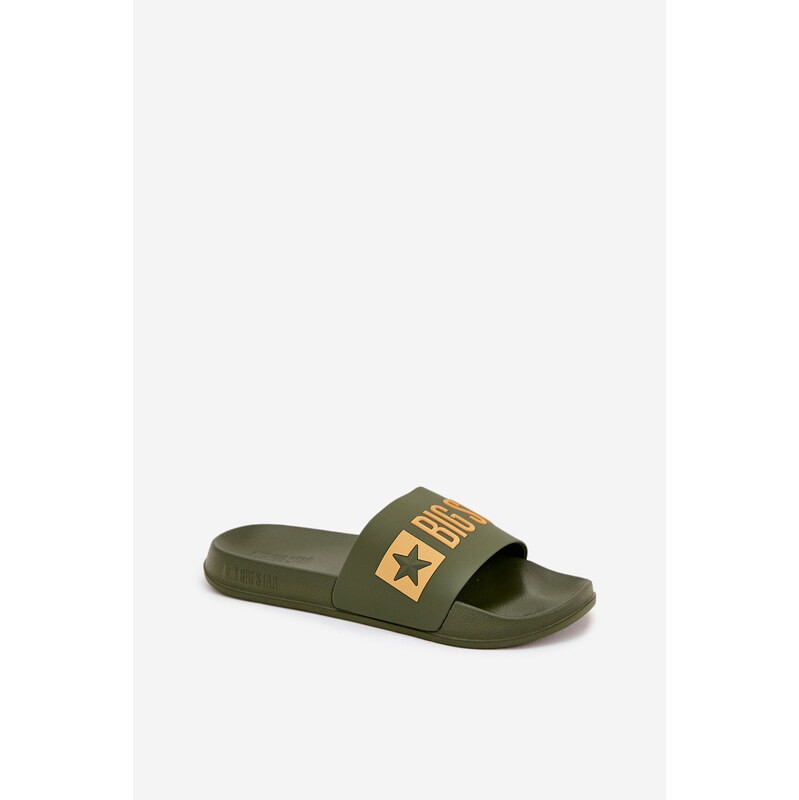 Big Star Shoes Pánske papuče Big Star - zelené 65449027