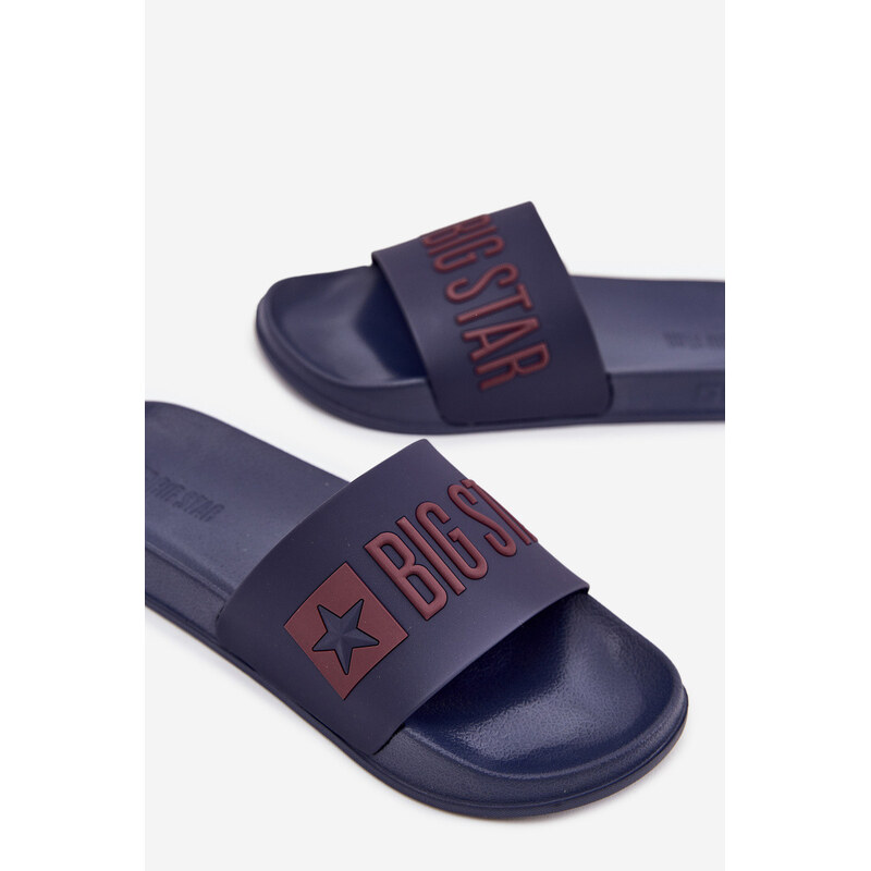 Big Star Shoes Pánske papuče Big Star - tmavomodré 65449026