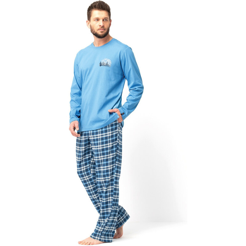 Pánske pyžamo Key MNS 626 B25 dĺžka/r M-2XL 65449189