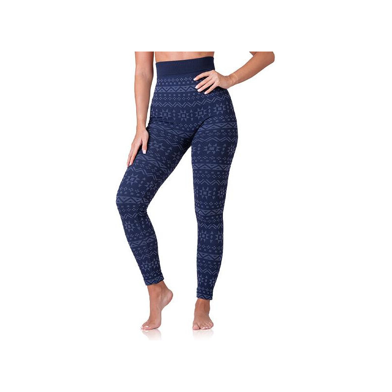 Dámske zimné legíny RELAX & GO CUDDLE LEGGINGS - BELLINDA - tmavomodré 65723184