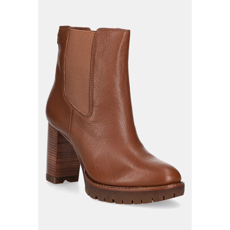 Kožené členkové topánky Lauren Ralph Lauren Layne 65388213