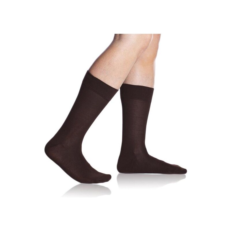 Bellinda BAMBUS COMFORT SOCKS - Klasické pánske ponožky - hnedá 64658848