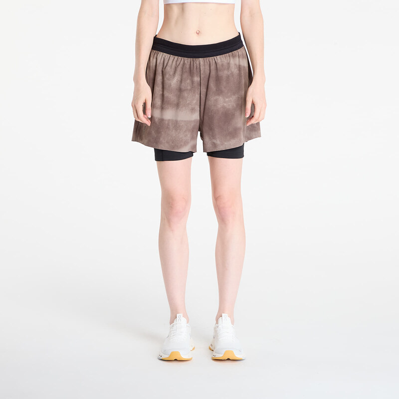 Šortky On 3 Performance Shorts AOP Cinder/ Black S 65384295