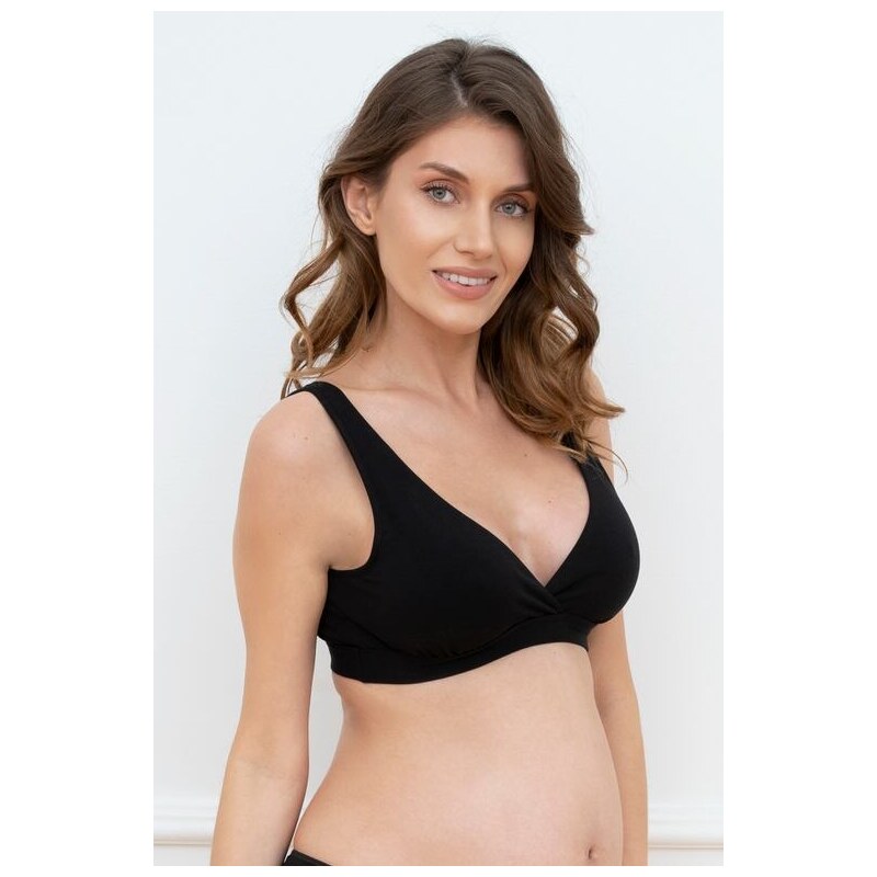 Italian Fashion Dojčiaca podprsenka Lux čierna 35501966