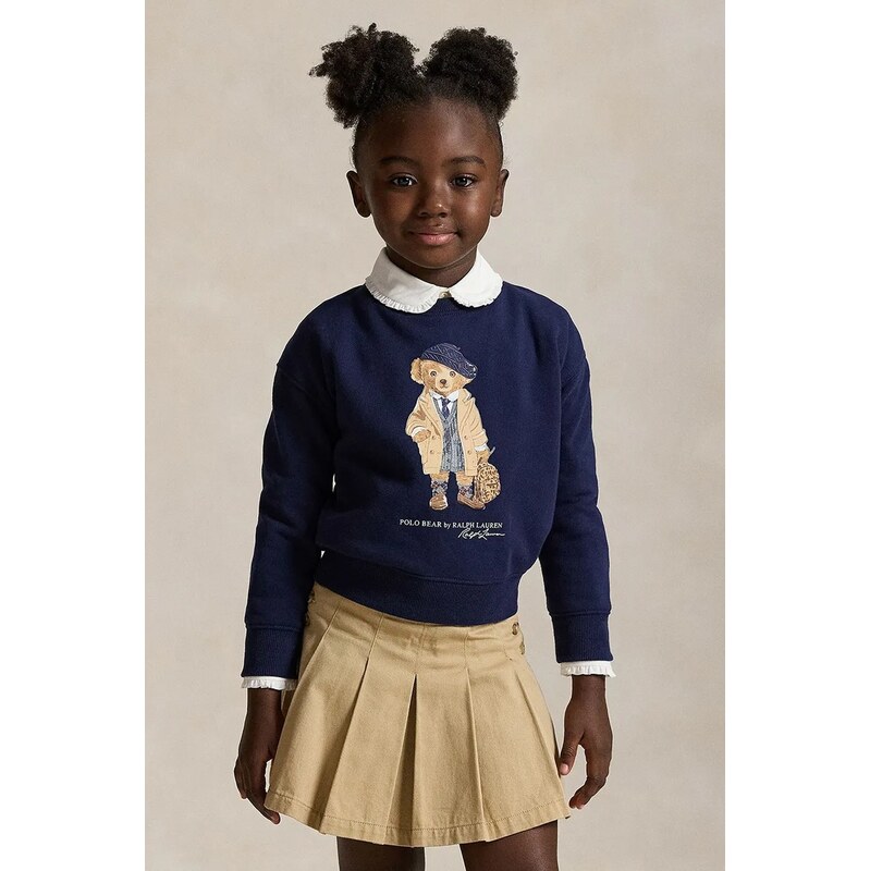 Detská mikina s prímesou bavlny Polo Ralph Lauren 65388165