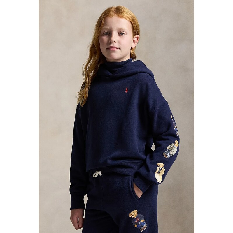 Detská mikina s prímesou bavlny Polo Ralph Lauren 65388218