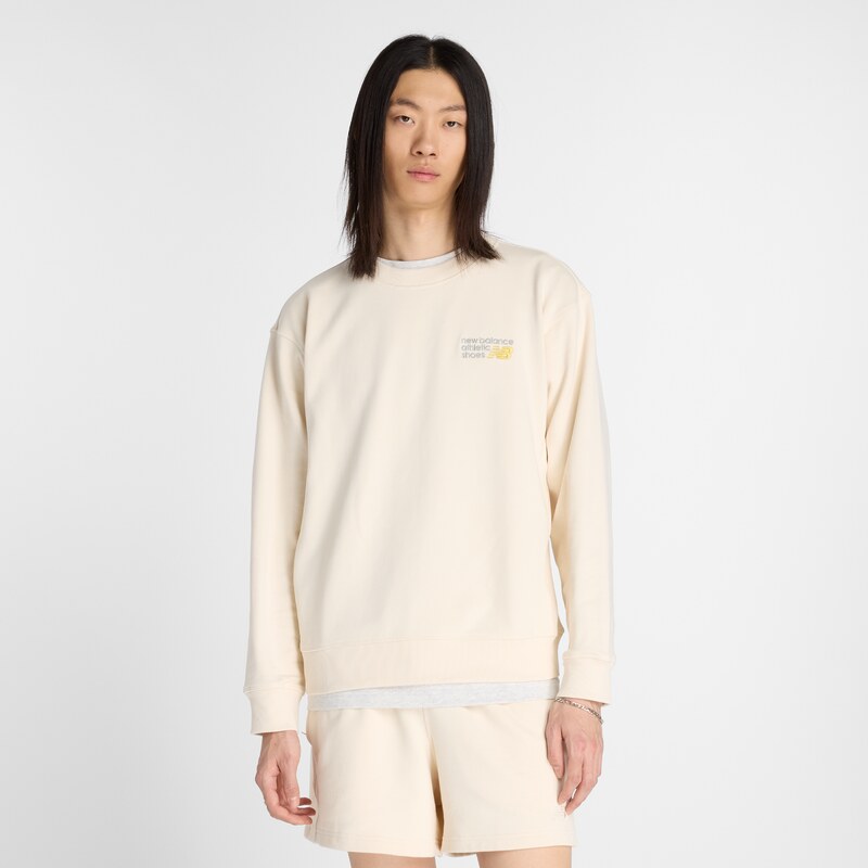 Pánska bunda New Balance MT41547PEF – béžové 65442687