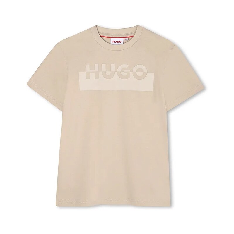 Detské bavlnené tričko HUGO 66795025