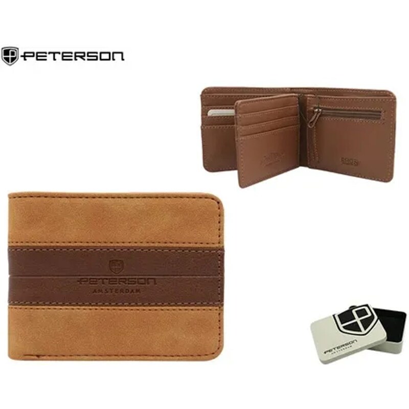 Pánska peňaženka v odtieňoch hnedej 65421191