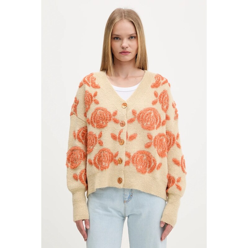 Kardigán s prímesou vlny Desigual CARTER 65385967