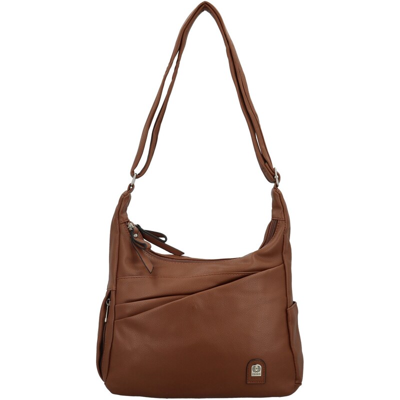 Dámska crossbody kabelka hnedá - Firenze Kathy hnedá 65385242