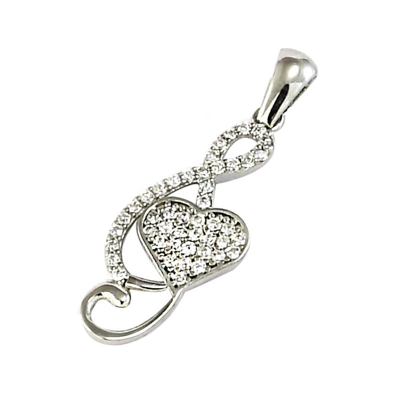 Strieborný prívesok Glare 628 65386057