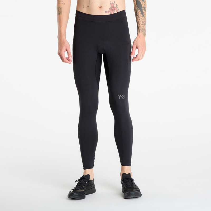 Legíny Y-3 M Run Tights Black M 65386151