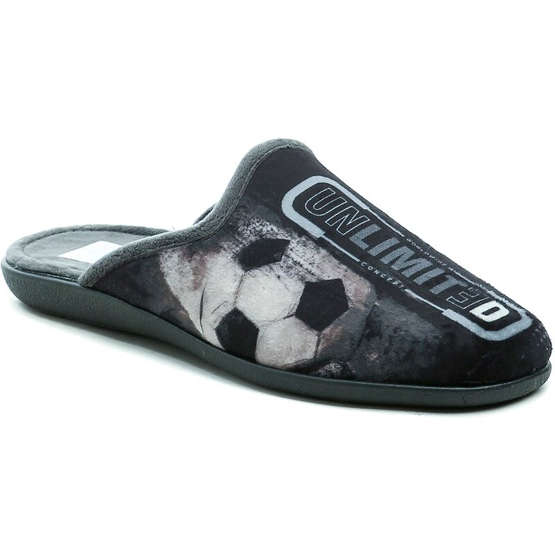 Medi Line 4724-590 čierne pánske šľapky 65386445