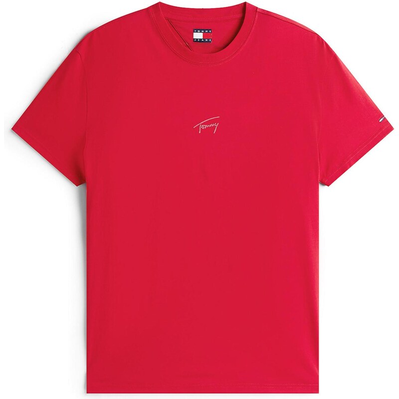 Tommy Jeans Tričko jasne červená 65387949