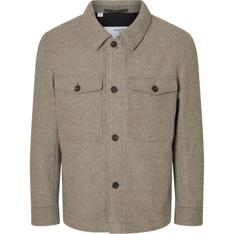 SELECTED Prechodná bunda SLHMitch kapučíno 65436554