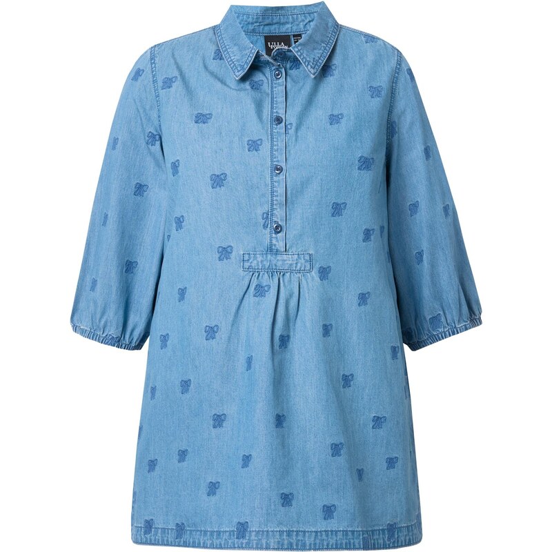 Ulla Popken Blúzka modrá denim 65731268