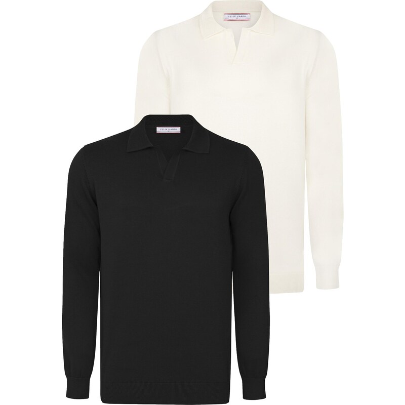 Felix Hardy Sveter čierna / biela 65659995