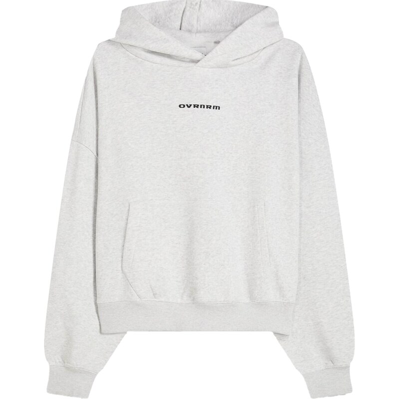 Bershka Mikina svetlosivá / čierna 65662620