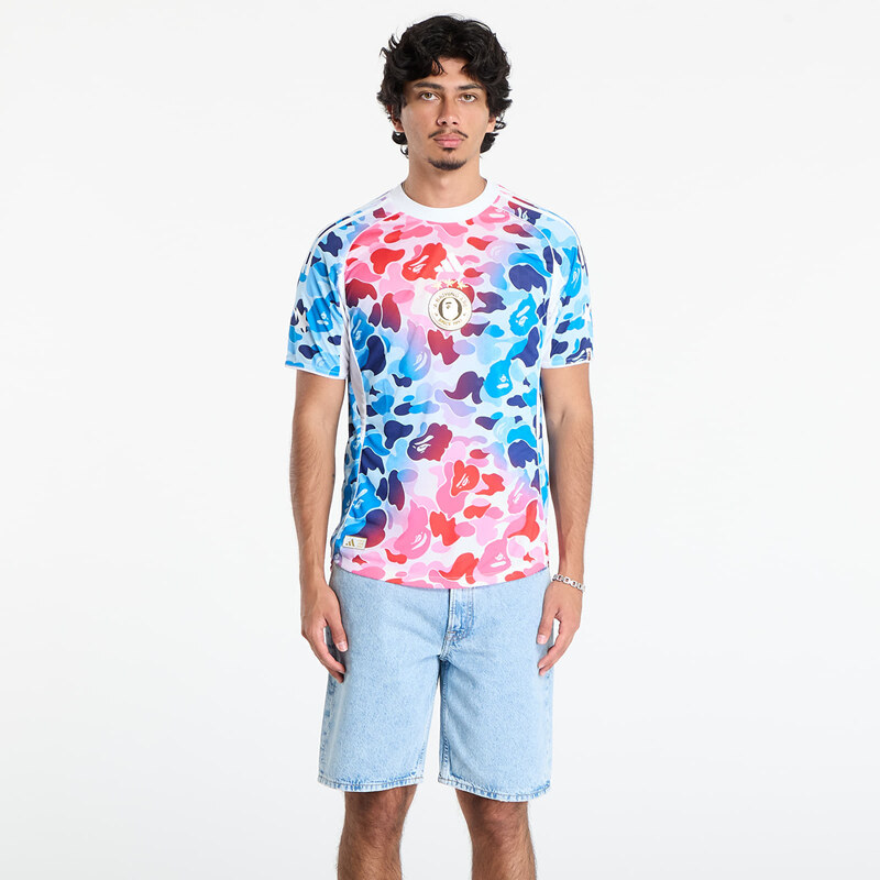 adidas Originals Tričko adidas x BAPE FB JERSEY Shock Blue M 65388413