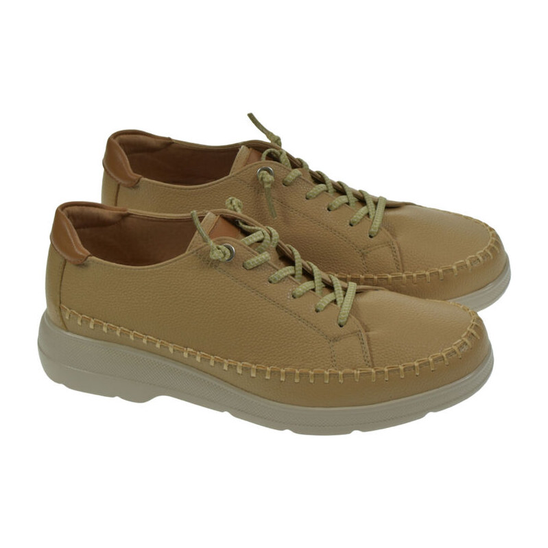 COMER Dámske hnedé poltopánky MERRY 65389409