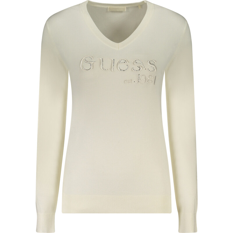 GUESS JEANS Dámsky sveter Guess s výstrihom do V 65863172