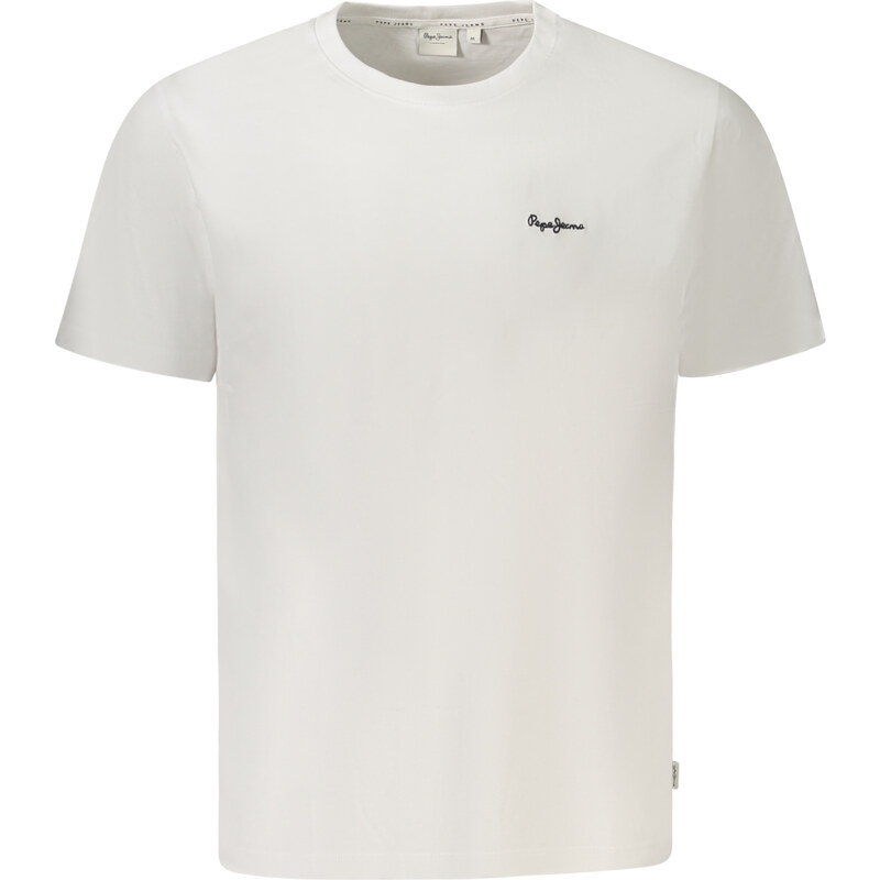 Pepe Jeans Biele pánske tričko s krátkym rukávom 65863081