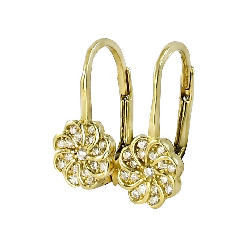 Zlaté náušnice Glare 465 65389590