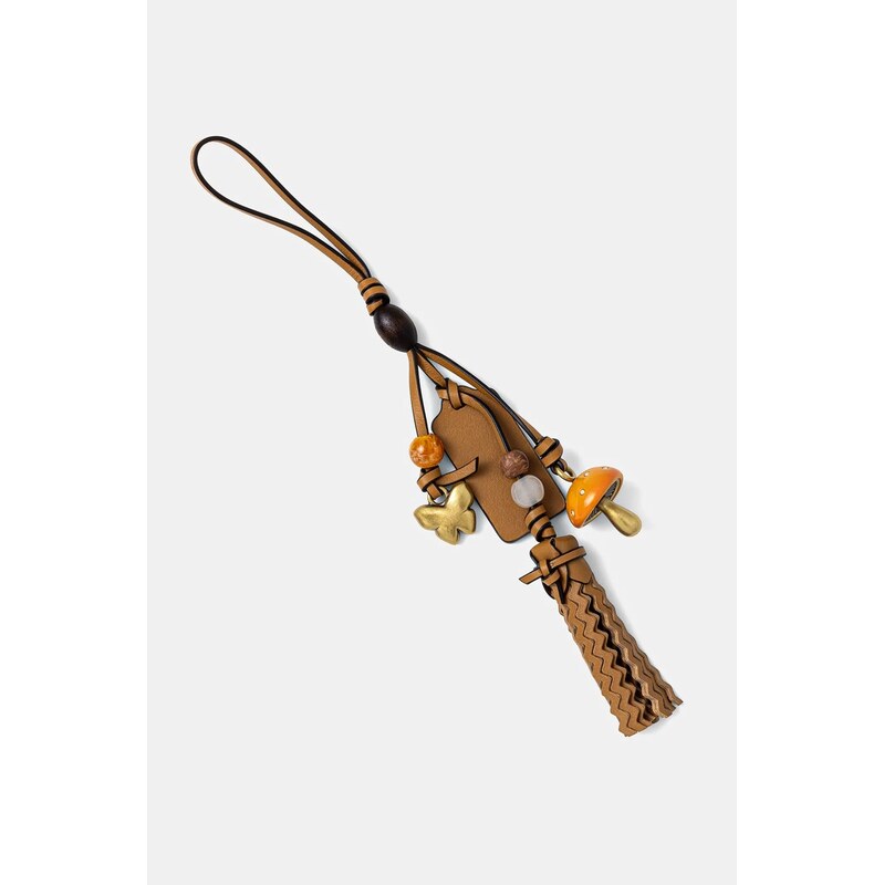 Kožená kľúčenka Coach Heritage 65389739