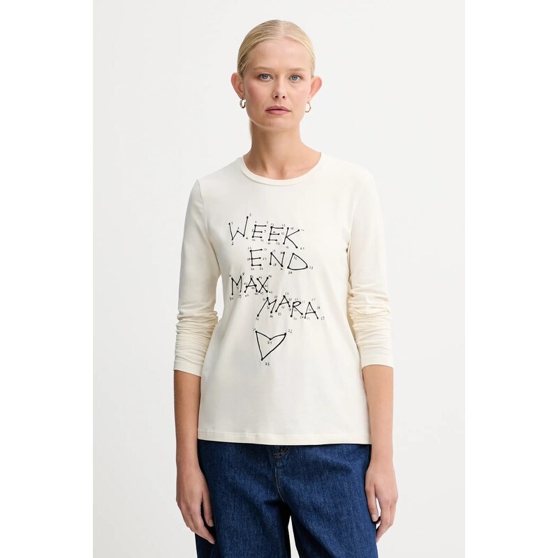 Tričko s dlhým rukávom Weekend Max Mara RENOIR 66514368