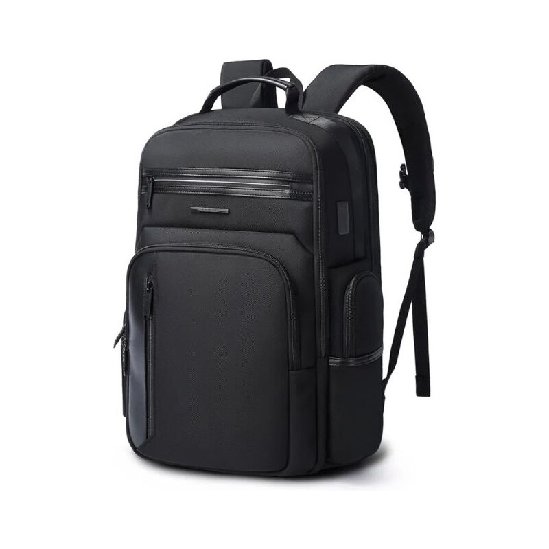 BANGE cestovný školský batoh s USB DENIZ Čierny 38L 65226752