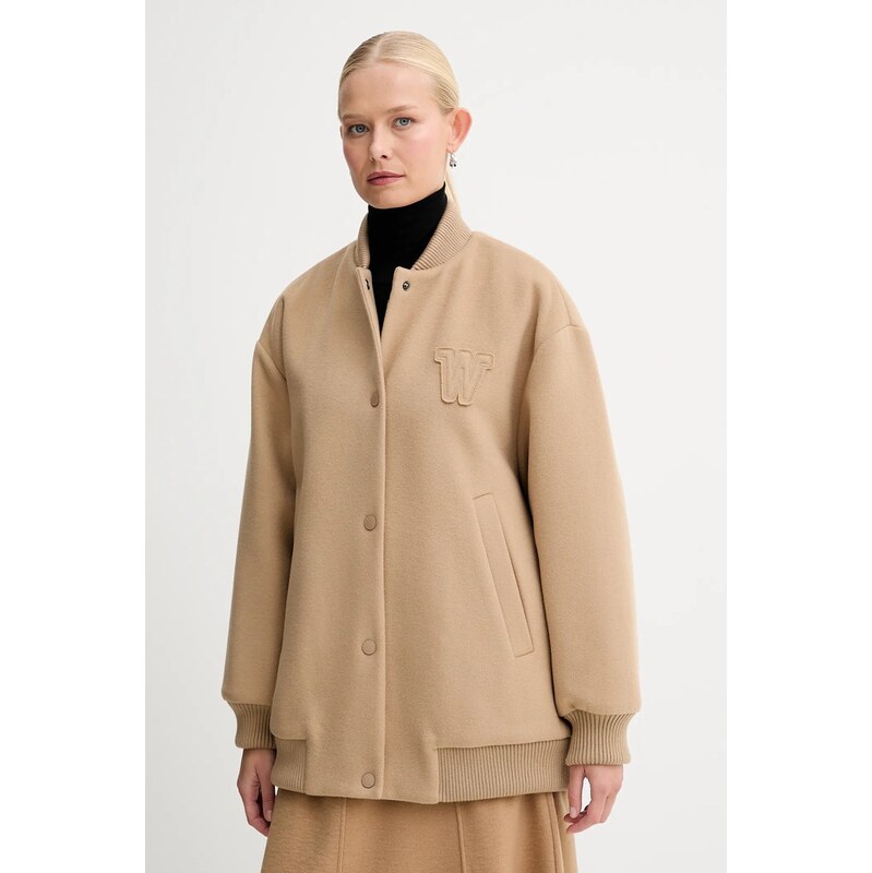 Bomber bunda s prímesou vlny Weekend Max Mara ADORNI 65389882