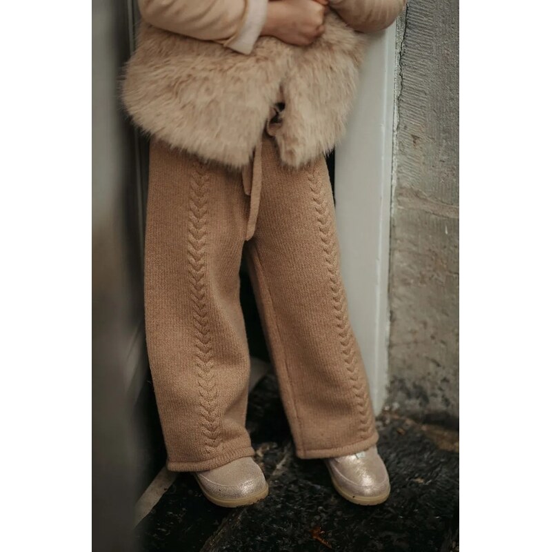 Detské vlnené nohavice Donsje Sulien Merino Wool Trousers 65390068