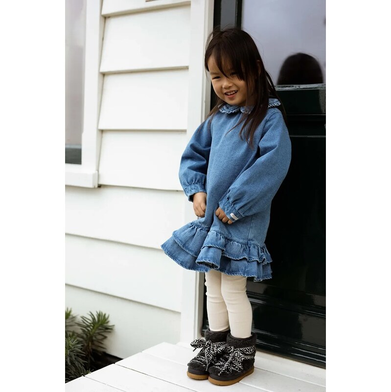 Detské bavlnené šaty Donsje Luus Dress 65389929