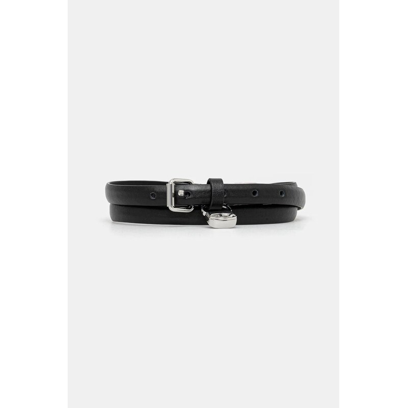 Kožený opasok Diesel DIESEL LOGO B-CHARM HIP 65389727