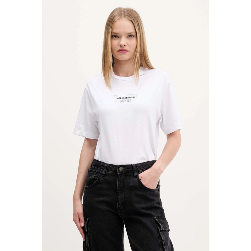 Bavlnené tričko Karl Lagerfeld Jeans 65389821