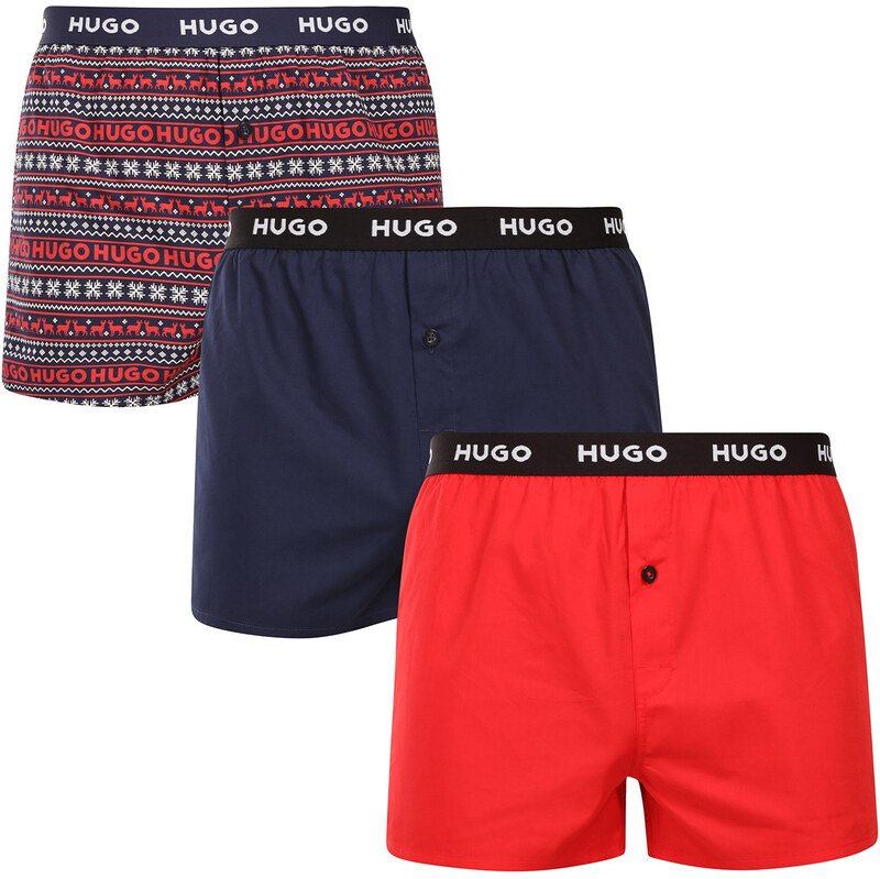 3PACK pánske trenky HUGO viacfarebné (50532565 963) 65390311