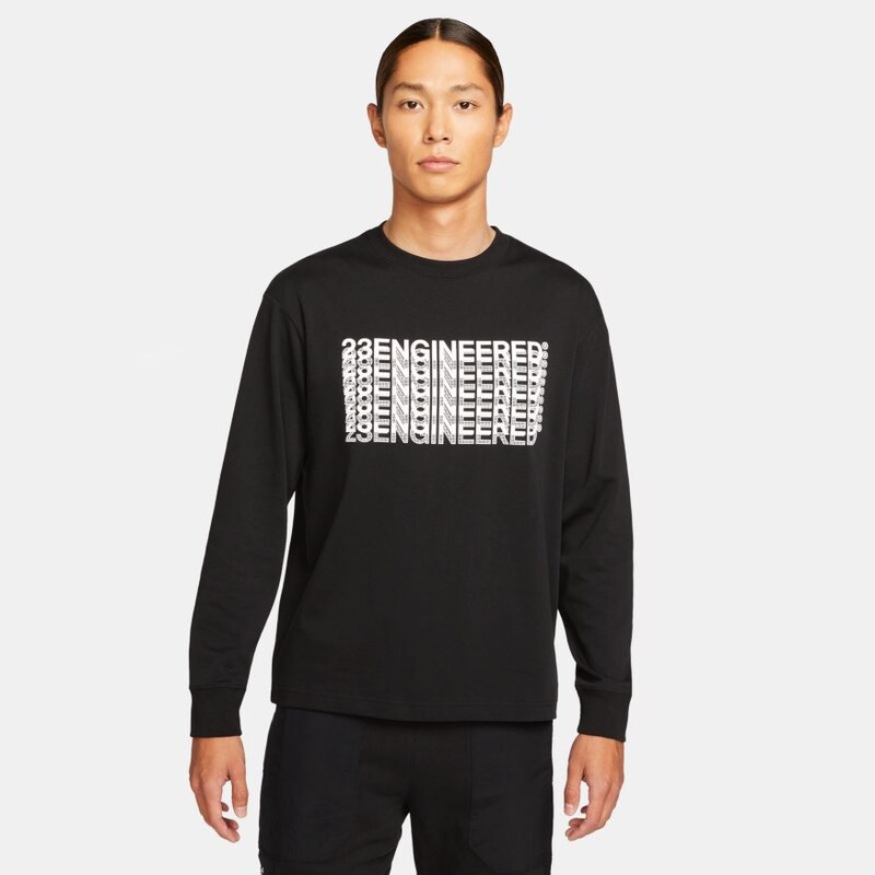 Jordan 23 Engineered Long-Sleeve Tee - Pánske - Tričko Jordan - Čierne 66355603