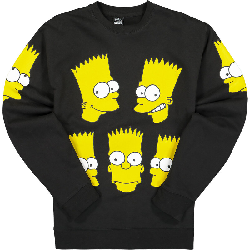 The Simpsons X Chinatown Market Classic Bart Crewneck Sweatshirt Black 66355610