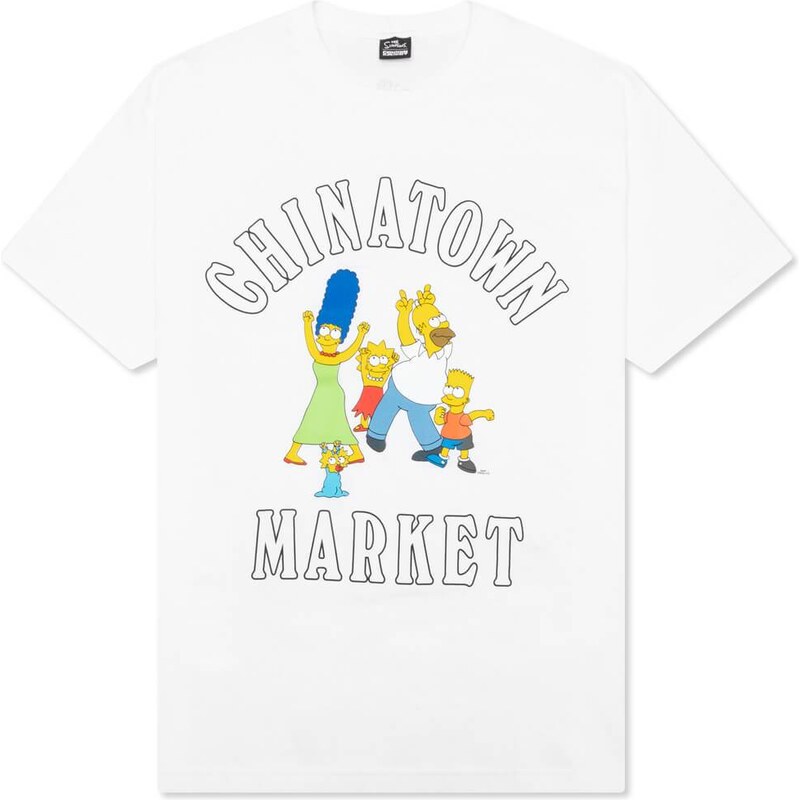 The Simpsons X Chinatown Market Family Og T-Shirt White - Pánske - 66355612