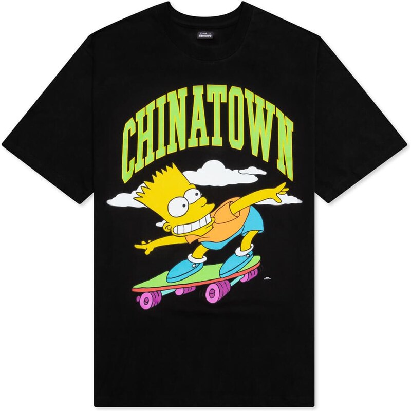 The Simpsons X Chinatown Market Cowabunga Arc T-Shirt Black - Pánske - 66355613