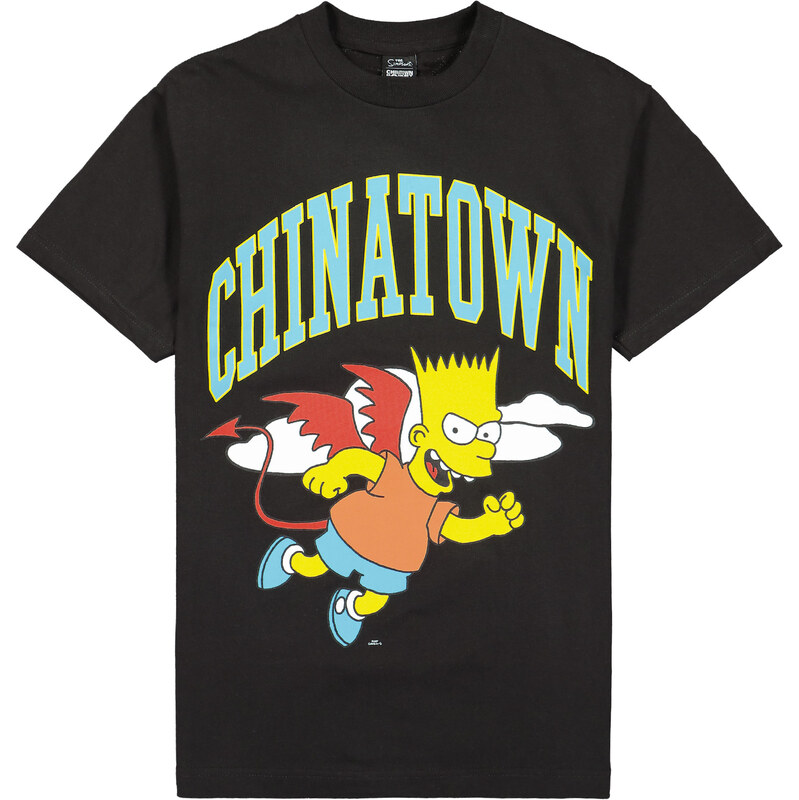 The Simpsons X Chinatown Market Devil Arc T-Shirt Black - Pánske - 66355615