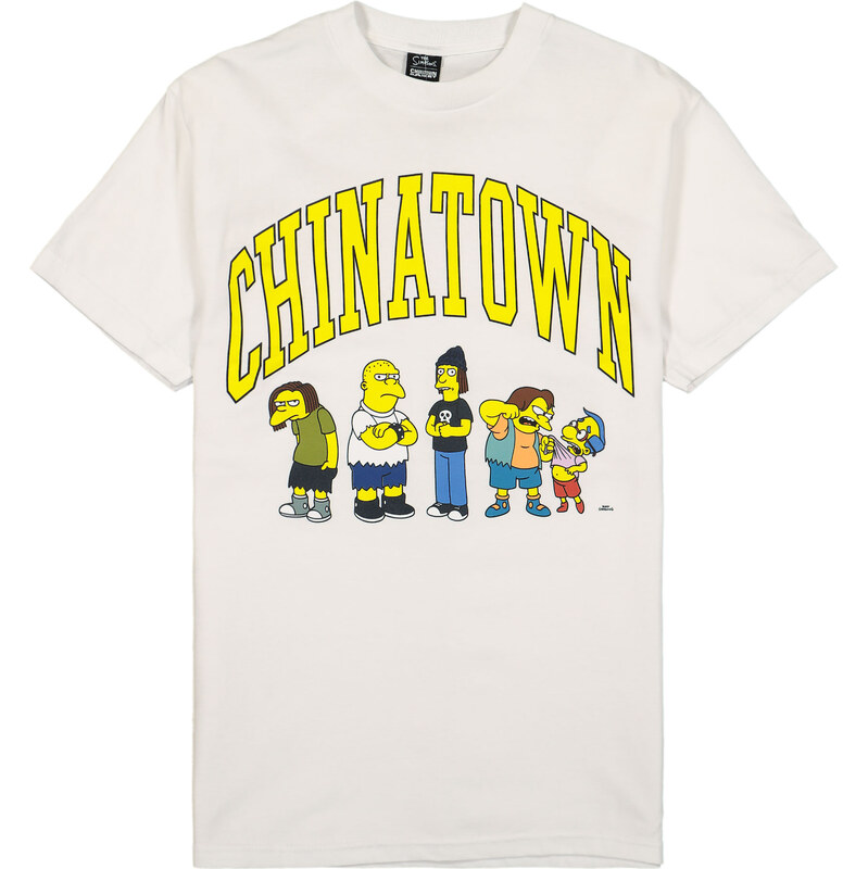 The Simpsons X Chinatown Market Ha Ha Arc T-Shirt White - Pánske - 66355616