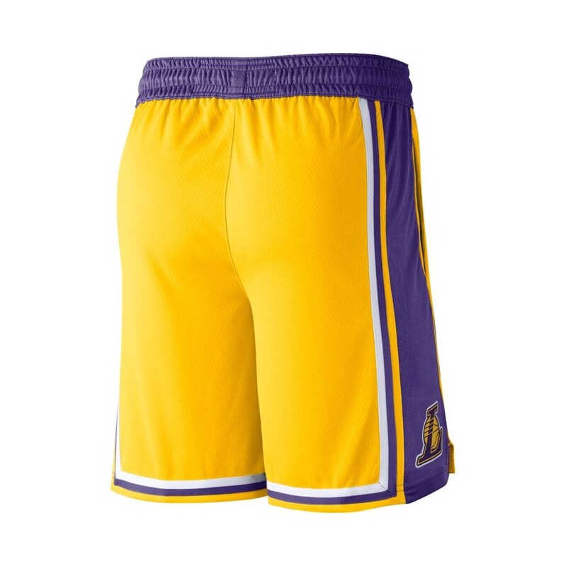 Nike LA Lakers Road Swingman Short - Pánske - Kraťasy Nike - Žlté - 66355633