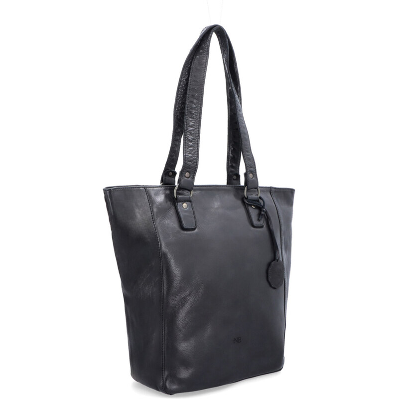 Kožená kabelka cez rameno Noelia Bolger čierna NB 2021 C 64019551