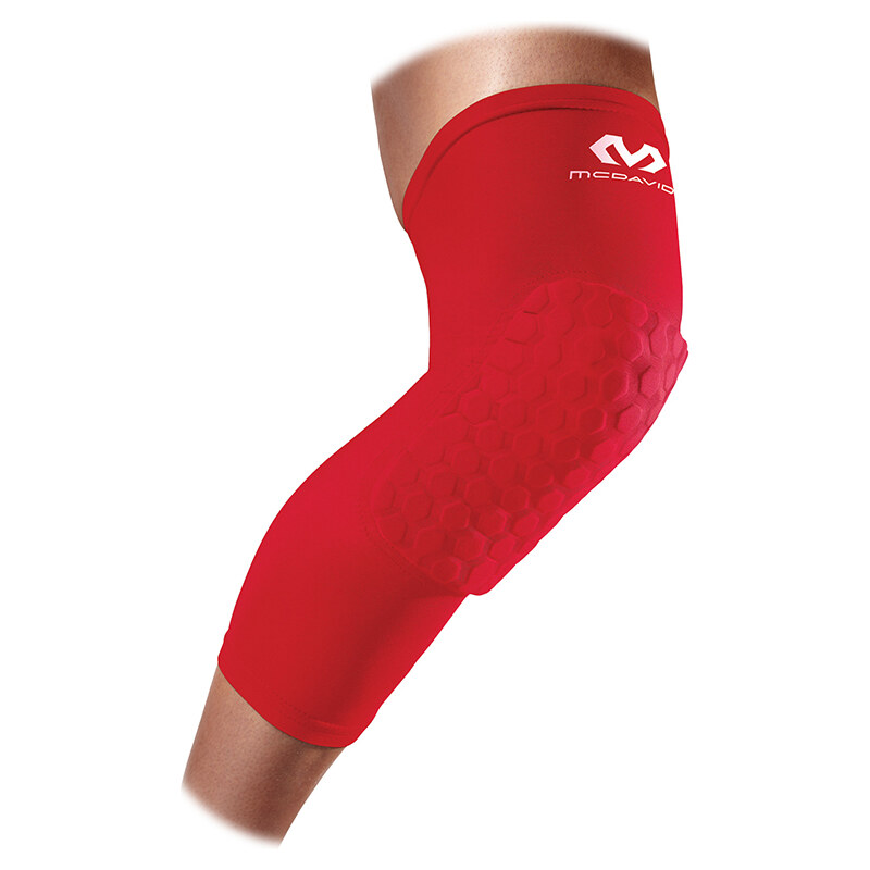 McDavid Hex Leg Sleeves Red - Unisex - Chránič McDavid - Červené - 66356277